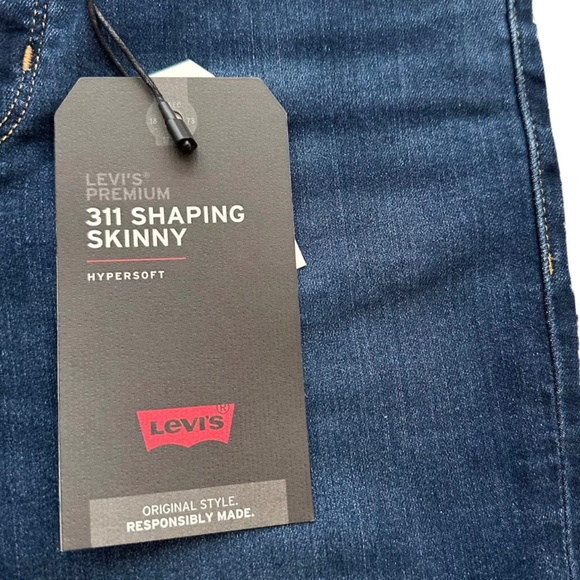 Levi’s Levi Levis 311 Shaping Skinny Blue Jeans Mid Rise Tummy Slimming  W27 L32 - Picture 2 of 6